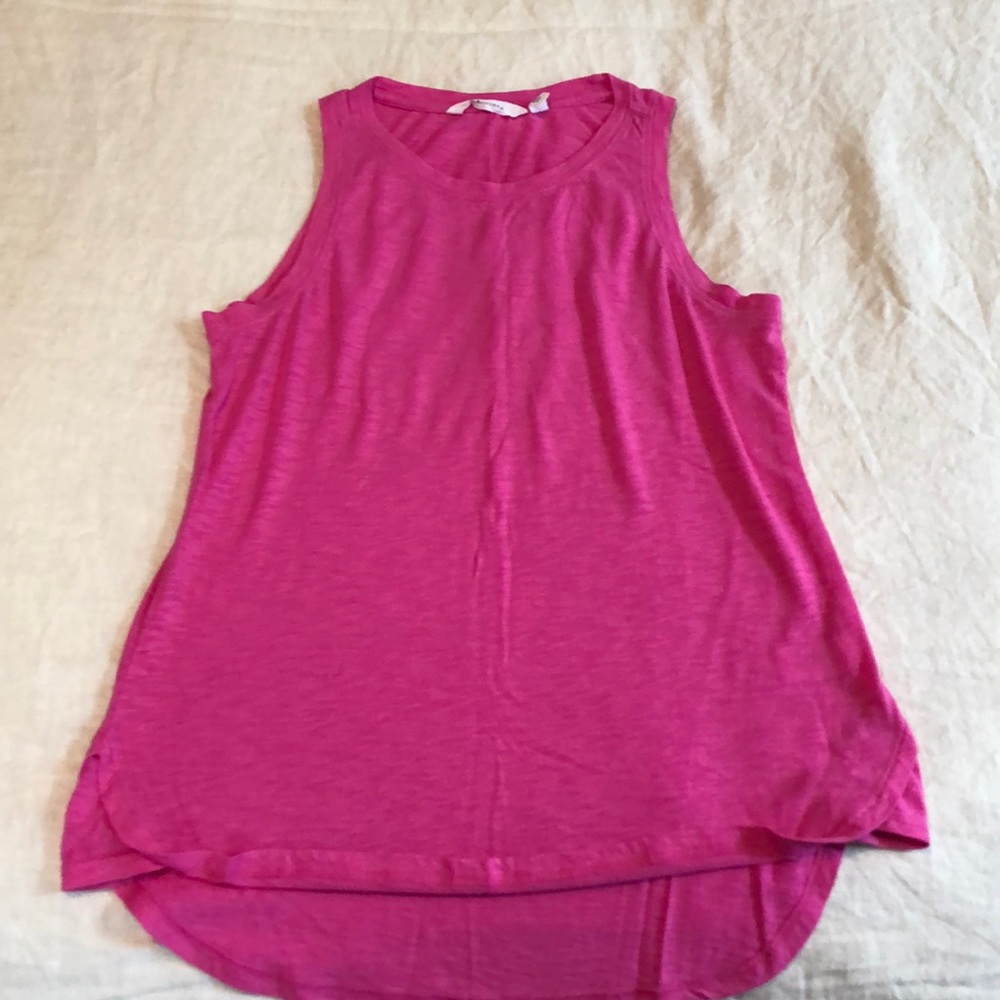 Athleta cotton/polyester athletic tank-top - size XS - pink color